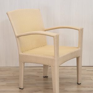 #20240711CH - Woven Cane Accent Chair